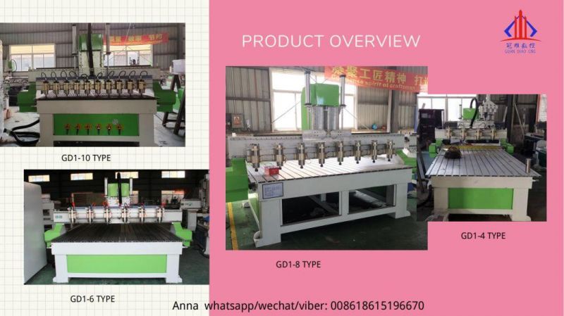 1325 CNC Woodworking Embossing Machine Floor Heating Module Engraving Machine Electric Board Cutting Milling Slot Punching Machinery Factory Supply