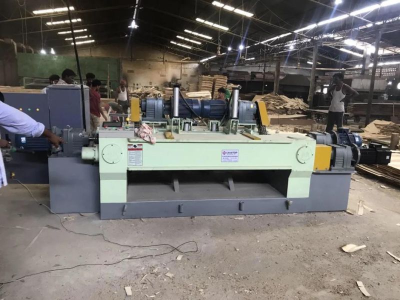 High Density Wood Log Spindle Less Rotary Peeling Machine