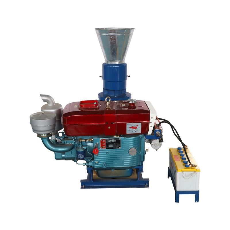 Diesel Wood Pellet Machine /22HP 230mm Wood Pelletizer Making Machine