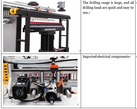 Four Rows Multiple Spindle Drilling Machine