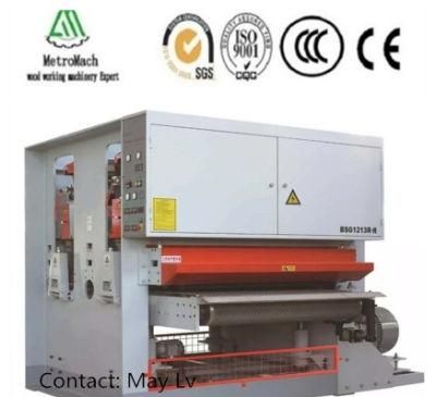 Plywood Heavy Duty Two Heads Calibrate Sander Machine with Automatic Conveyor Line