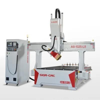 Atc 4 Axis CNC Router Woodworking Machine Furniture Making