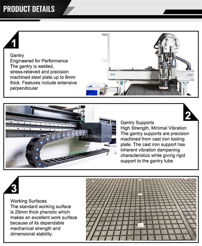 Automatic Tool Changing CNC Router CNC Machine Woodworking Engraving Machine