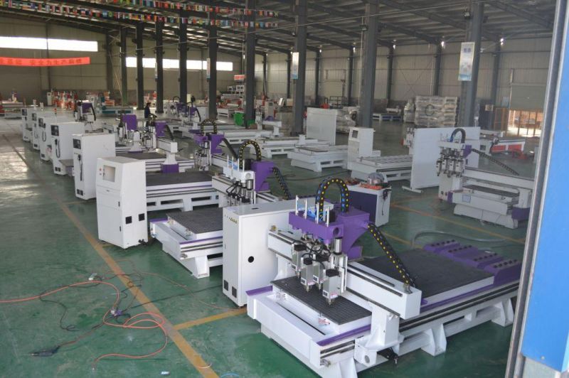 Jinan 600X1200mm 6012 4 Axis CNC Router Wood Aluminum Engraving Milling Cutting Machine with 2.2kw Water Cooling Spindle