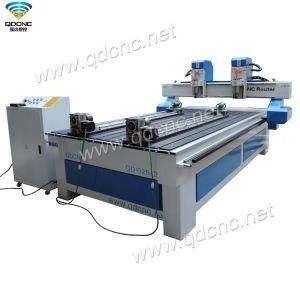 Double-Head Rotary Axis CNC Engraving Machine Qd-1325r2