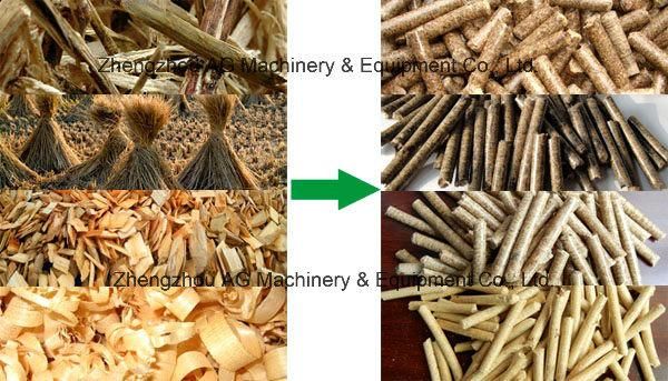 Agricultural Waste Biomass Straw Dry Hay Pellet Making Machine