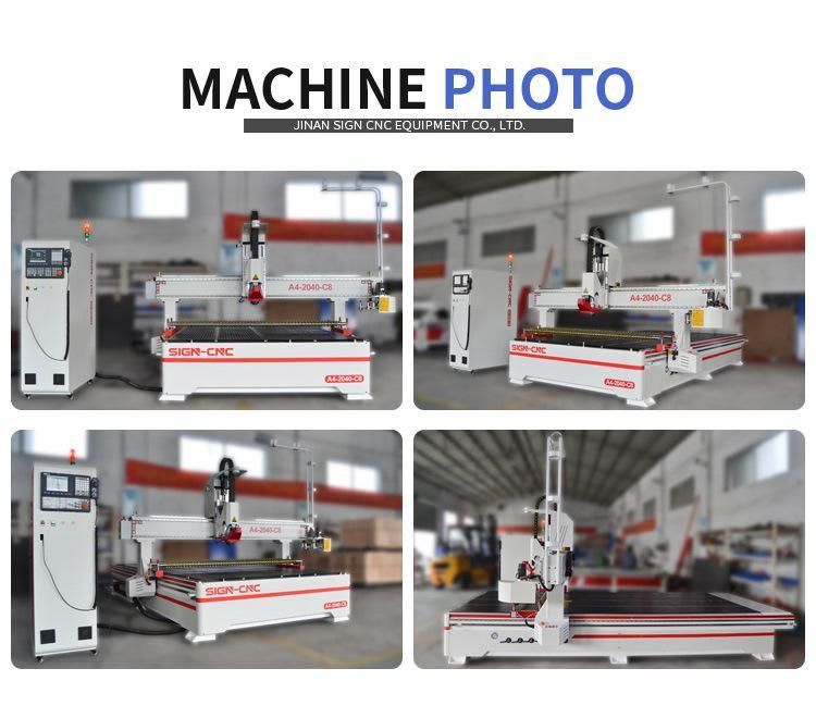 1325/1530/2030/2040/2060 Atc 3D Wood Cutting and Engraving Machine Woodworking CNC Router