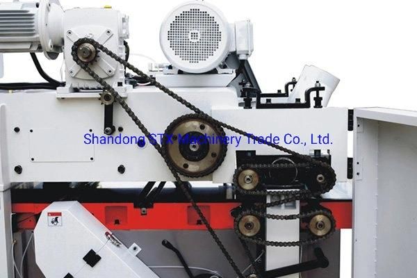 Hard Wood Two Side Planer Woodworking Machinery with Helical Cutter