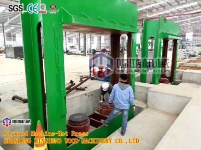 Woodworking Hot Press Plywood Veneer Hot Press Machine