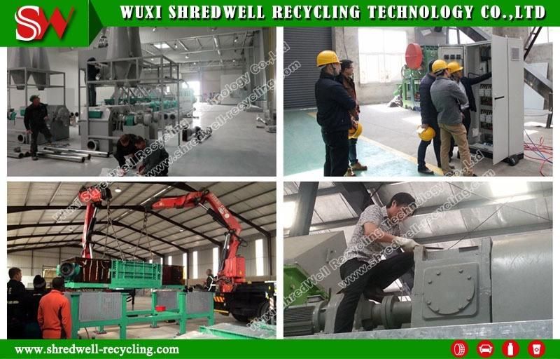 Automatic Old Wood Crushing Equipment for Shredding Waste Wood