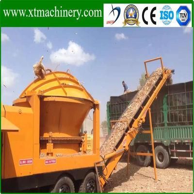 17ton Machine Weight, Steady Continuously Working Performance Log Root Shredder