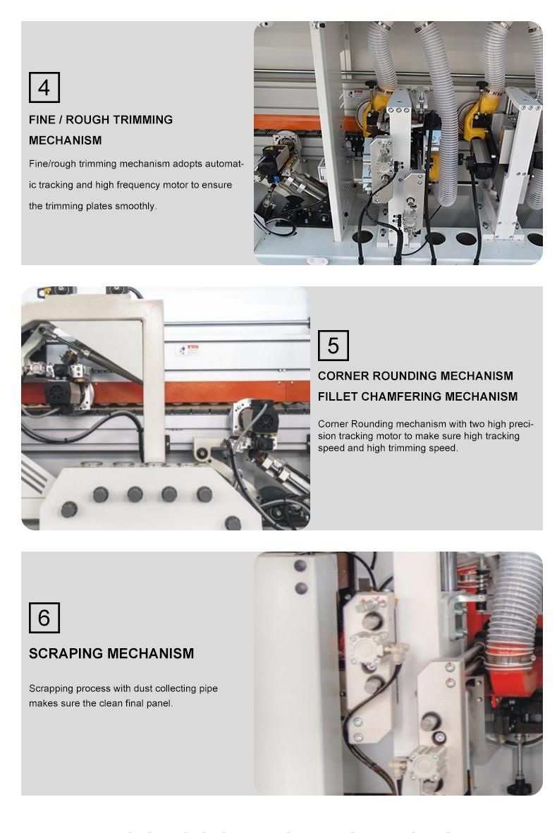 Full Automatic Edge Banding Machine Touch Screen Control