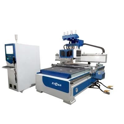 ZICAR four spindle CNC cutting machine CNC router automatic machine