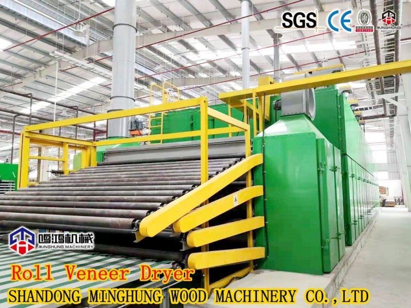 2layers/3layers/4layers Veneer Roller Dryer Machine for Drying Core Veneer