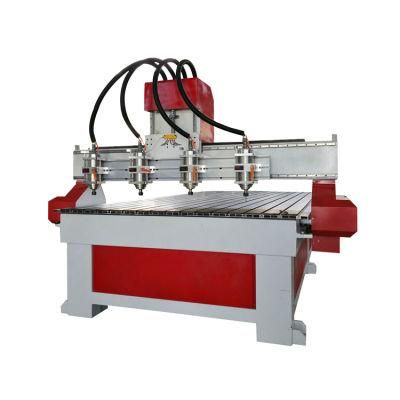 Multi-Use 3 Axis CNC Woodworking Machine 6 Heads Wood Carving Multi Spindle 3D CNC Router China