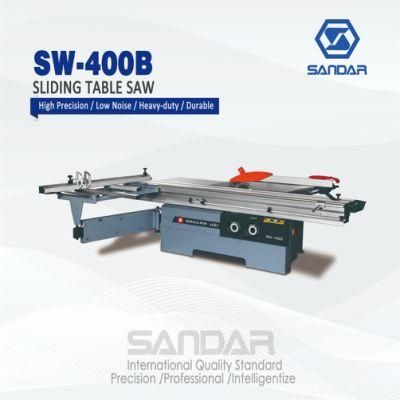 Woodworking Panel Sliding Table Saw with 45 Degree Tiltable Blade