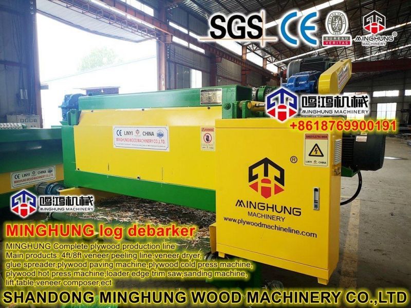 Wood Log Debarker Cutting Machine