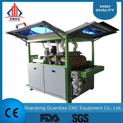 Lower and Upper Sanding Thickness Calibrating Belt Sander Polish Woodworking Machinery