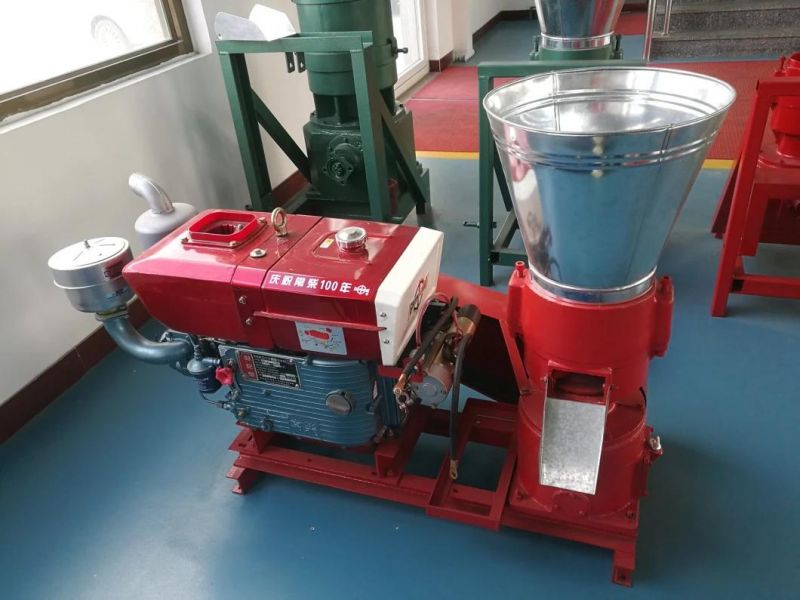 Diesel Engine Feed Pellet Mill with Electric Start System