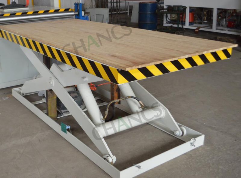 Elevator-Platform Type Edge Gluing Board Press with High Frequency Technology