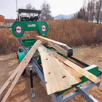 Wood Saw Mill Machines Horizontal Sawmill Portable Sawmill with Trailer