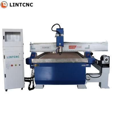 4 Axis Wood Router CNC 1325 1530 2030 2040 3D CNC Cutting Machine 3.0kw 4.5kw Spindle with Dust Collector CNC