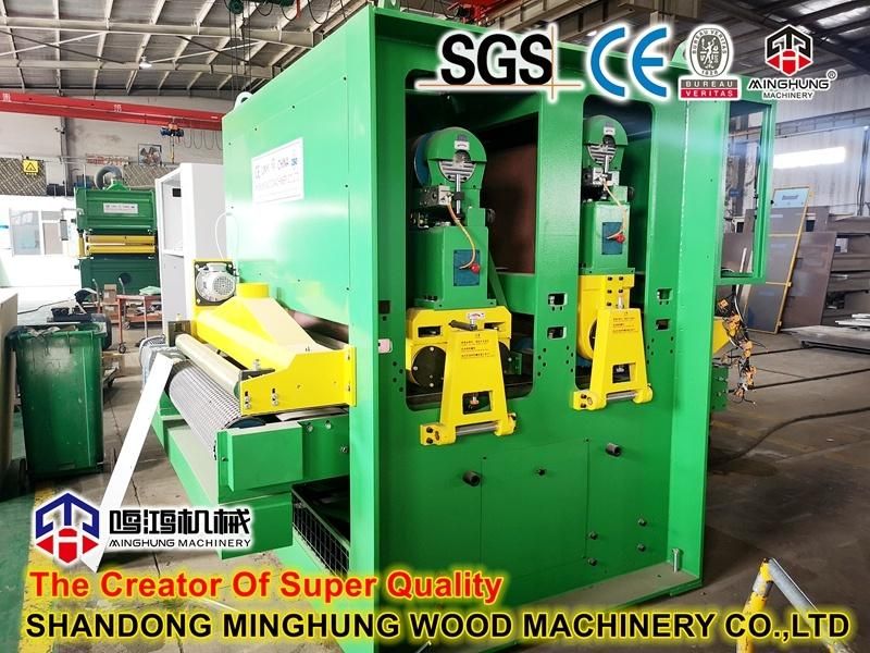 Single Side Plywood Sanding Machine with Two Heads