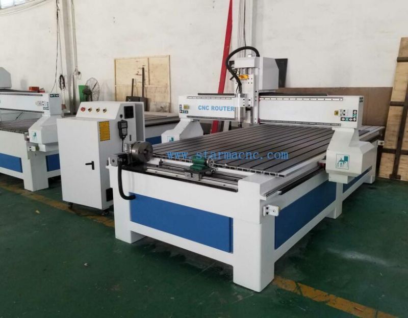 China 1325 4 Axis 3D Wood CNC Router Customized as Your Request