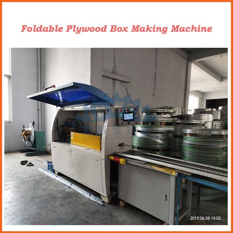 New Designed Steel Strip Machine for Making Foldable Plywood Box