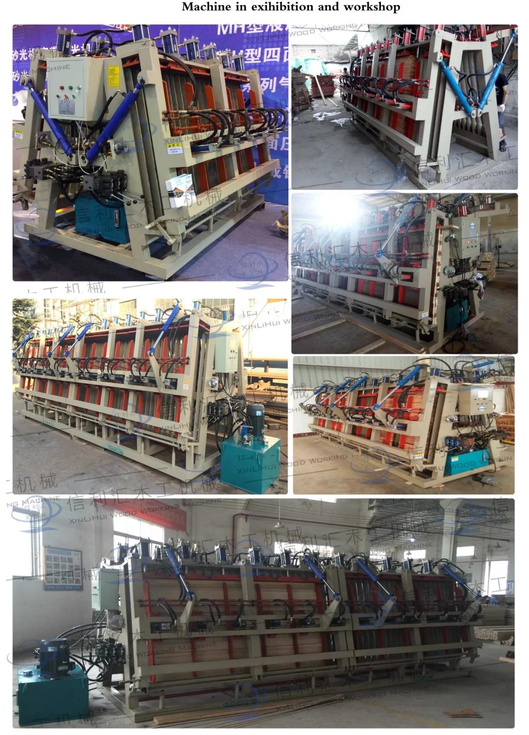 Hydraulic Woodworking Composer with Track Movement Type/ Best Selling Two -Sides Hydraulic Composer Machine for Soild Wood Hydraulic Composer