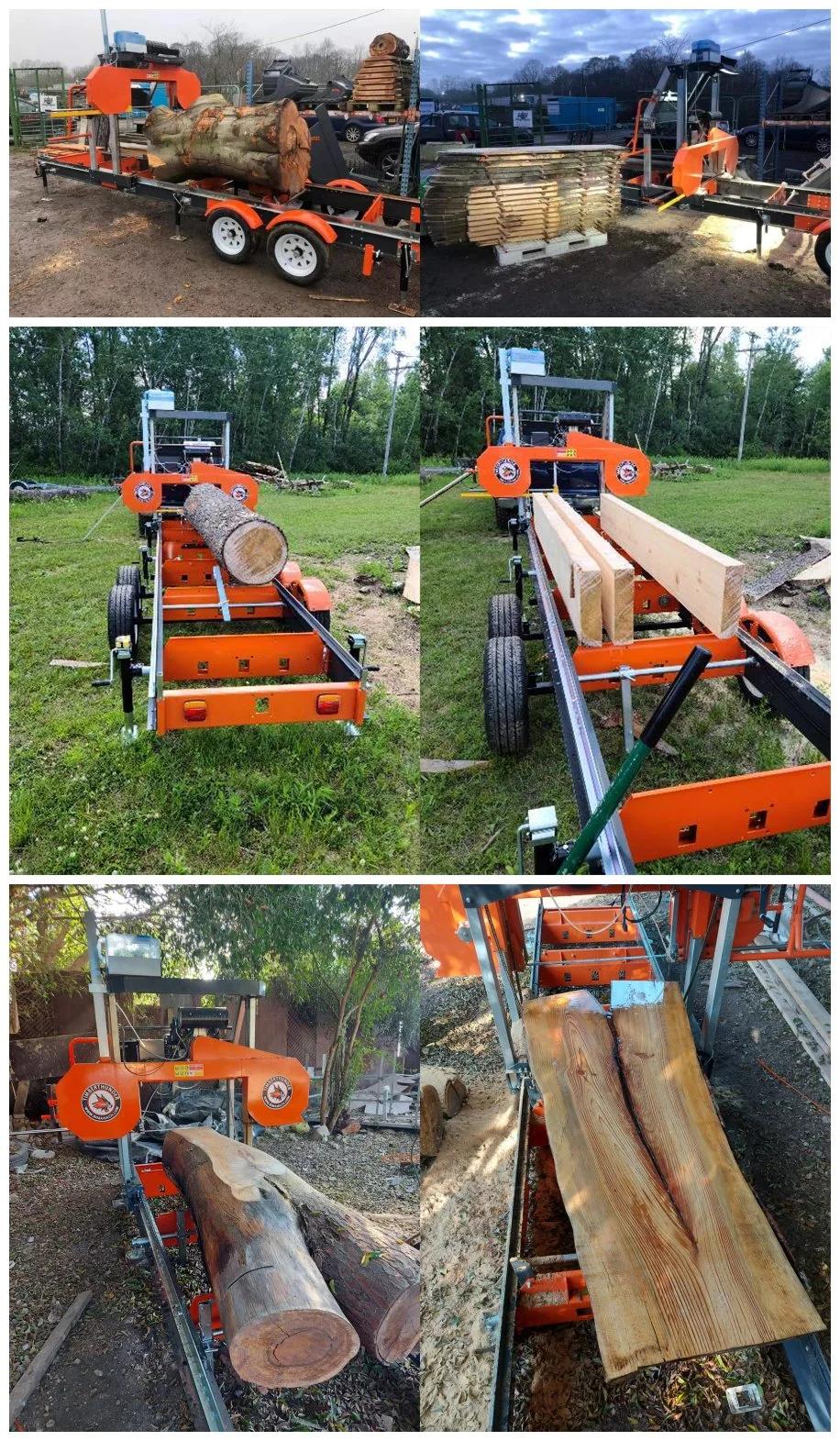 36inch Cutting Width Band Sawmill with Electric Start