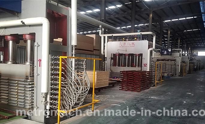 Melamine Lamination Face Veneer Hot Press Machine with Cylinder Upside