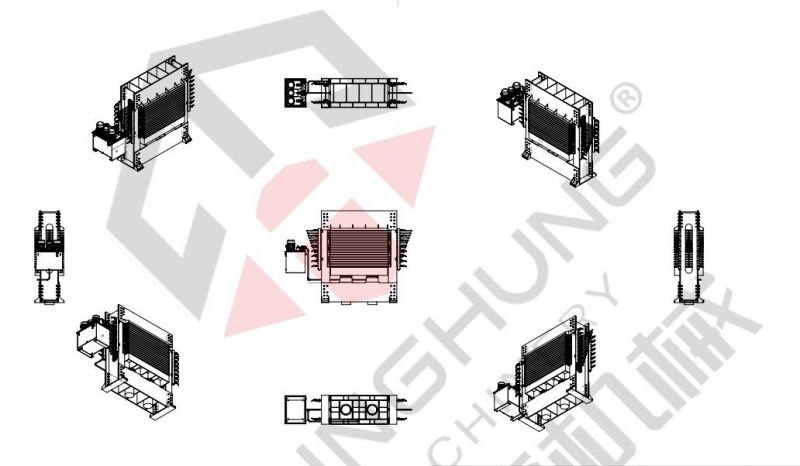 Hot Cold Press for Plywood Production Line