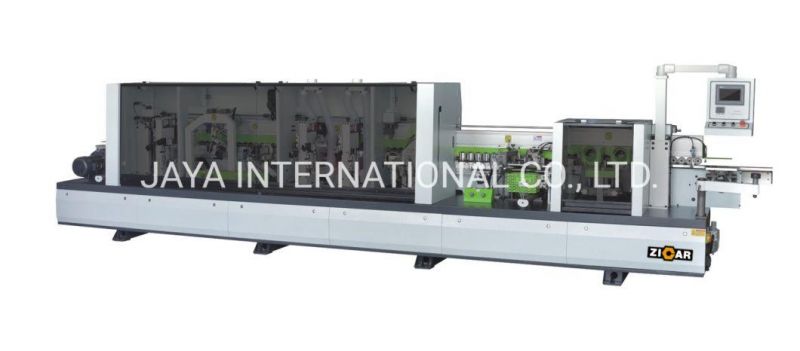 ZICAR Woodworking heavy duty high speed PVC edge banding machine with corner round trimming MF50F automatic edge bander MF50F