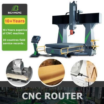 5 Axis CNC Router Wood Carving Machine Price for 3D Wood Foam Engraving