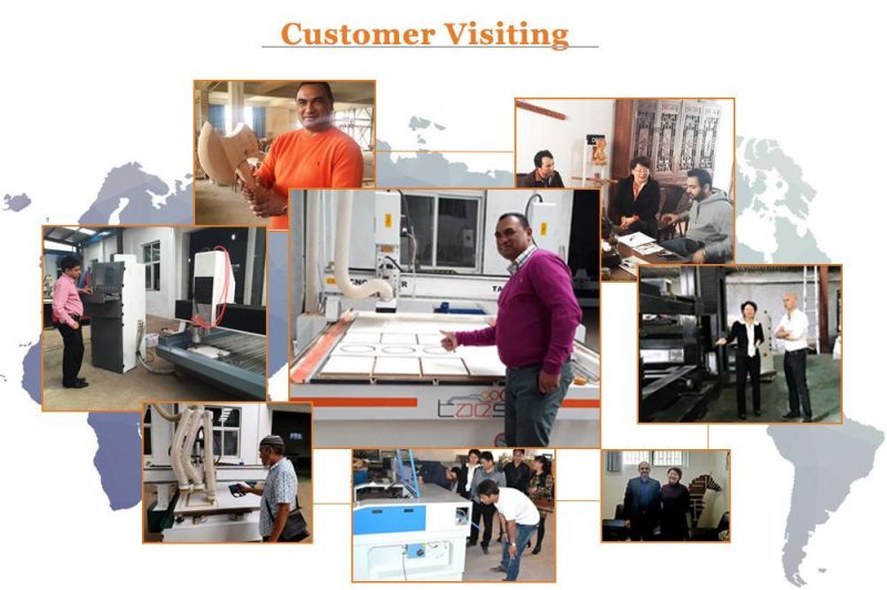 Woodworking Machinery, Multi Spindle 4 Axis CNC Router, 3D CNC Engraving Machine, CNC Wood Carving Machine