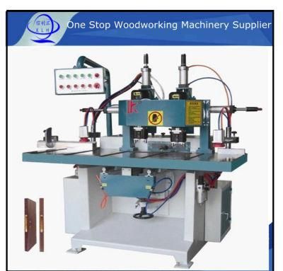 Locking Machine, Double End Door Lock Hole Mortising Machine Chain Mortiser, , Wooden Chisel Mortiser