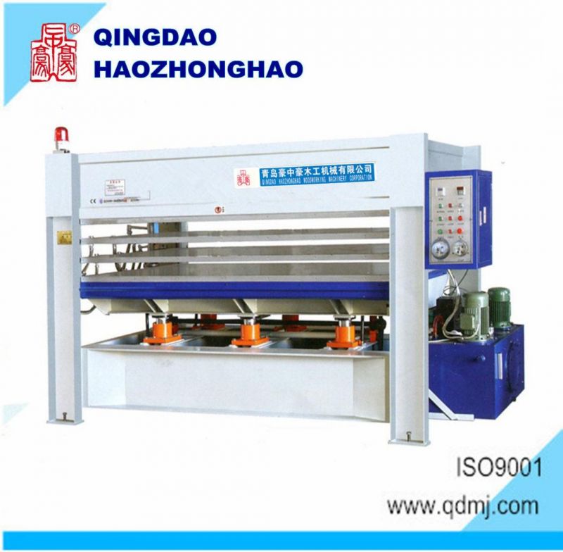 Woodworking Machinery Veneer Panel Plywood Furniture Heat Hydraulic Hot Press Machine