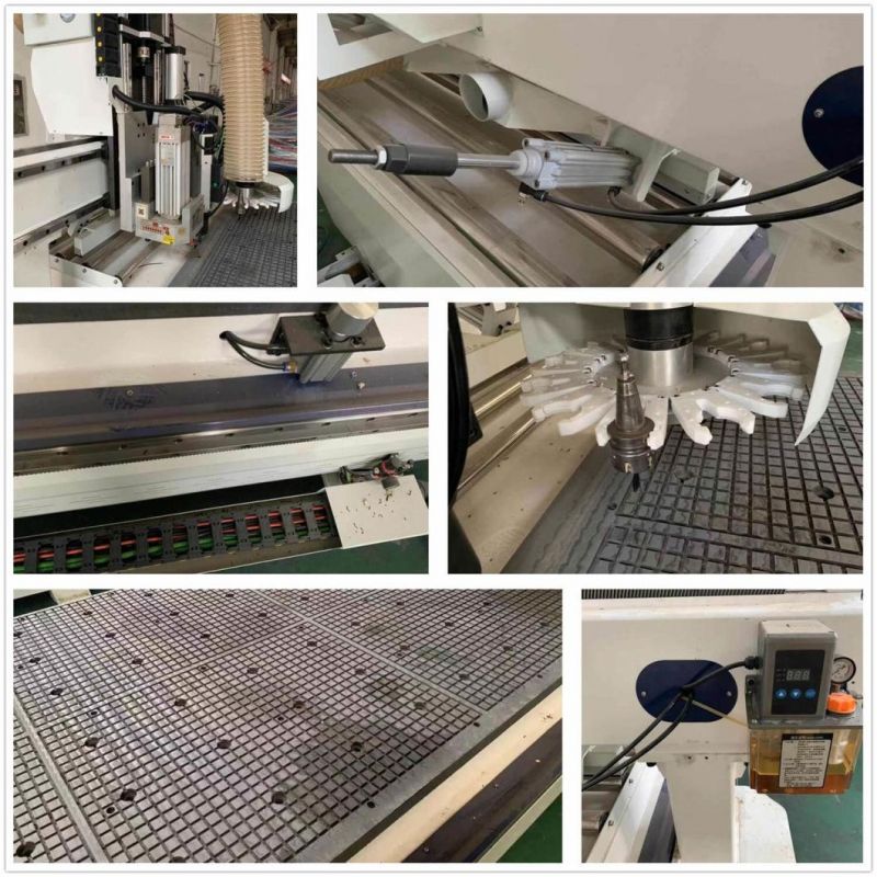 CNC Drilling and Auto Tool Change Machining Center for Cabinet and Molded Door