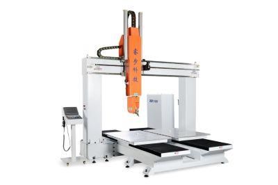 Woodworking Six Axis CNC Cutting Machine for Wood Hole Drilling, Boring, Engraving and Trimming