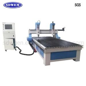 High Quality Two Processes CNC Router for Cabinets and Wood Door in Woodworking Processing