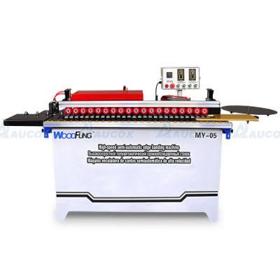 Semi Automatic Edge Banding Machine with Gluing, Trimmer and Pneumatic End Cutter
