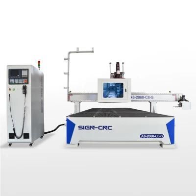 Woodworking Engraving Machine A6-2060-C8-S with Saw Can Cutting and Carving Wood/Plywood/Acrylics