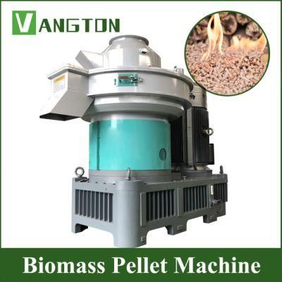 Bamboo Powder Wood Shaving Sawdust Pelletizer Machine / Durable Use Horizontal Ring Die Biomass Wood Pellet Mill
