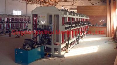 Four-Side Rotatry Hydraulic Composer, High-Frequency Wooden Plate Plying Machellones, Double-Side Spread Hydraulic Composer