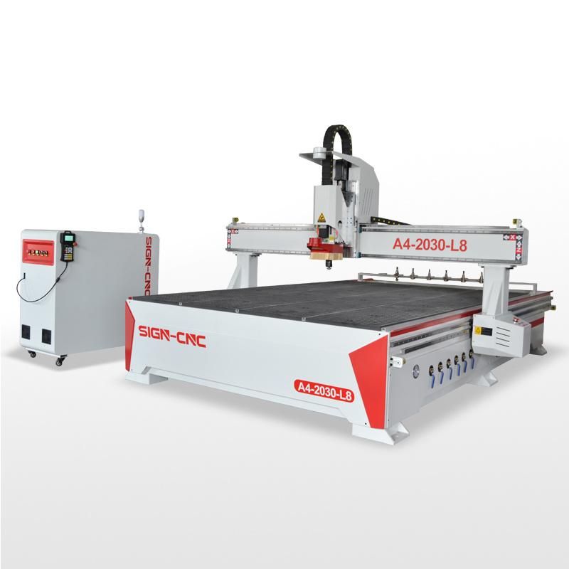 3 Axis Wood Router A2-1325 Equipped Servo Motor CNC Machine