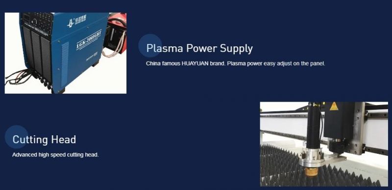 1530 CNC Plasma Router Metal Cutting Machine High Power Industry
