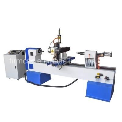 High Quality Automatic Wood Turning Lathe Machine with Sanding