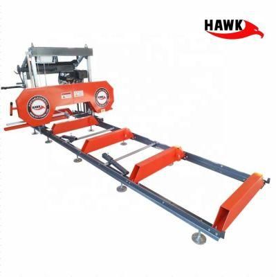 Factory Price Horizontal Portable Bandsaw Sawmill with 5.5-7.5kw Electric Motor
