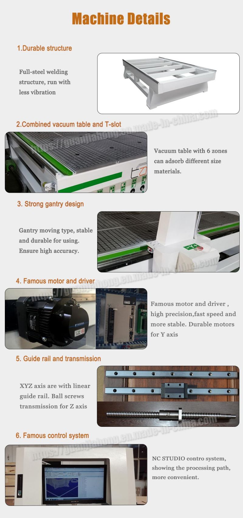 1325, Heighten CNC Engraving Machine, EPS Foam Mold CNC Router